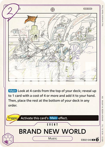 Image for BRAND NEW WORLD (EB02-040) (Extra Booster: Anime 25th Collection) - One Piece Card Game