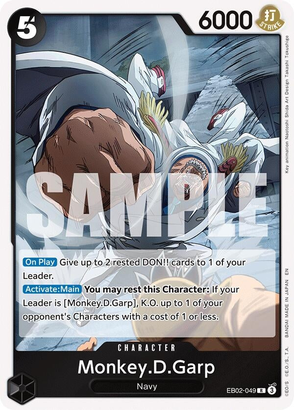 Image for Monkey.D.Garp (EB02-049) (Extra Booster: Anime 25th Collection) - One Piece Card Game