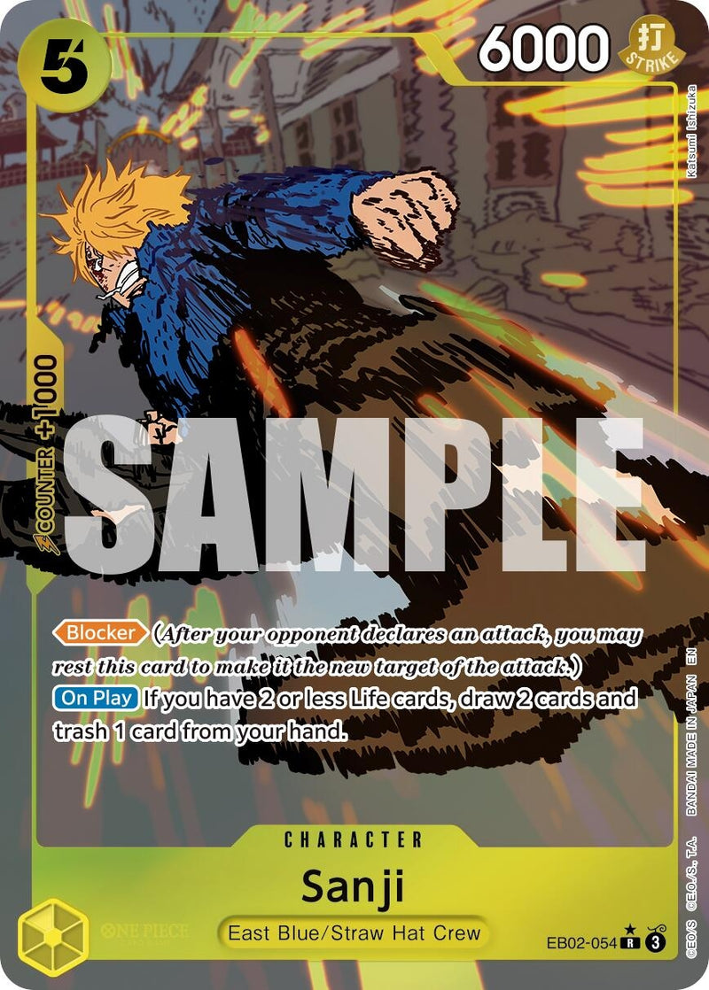 Image for Sanji (Alternate Art) (EB02-054) (Extra Booster: Anime 25th Collection) - One Piece Card Game