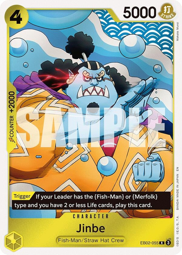 Image for Jinbe (EB02-055) (Extra Booster: Anime 25th Collection) - One Piece Card Game