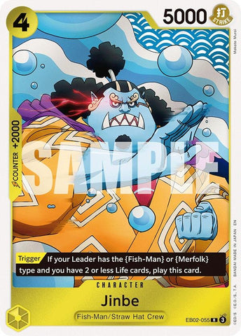 Image for Jinbe (EB02-055) (Extra Booster: Anime 25th Collection) - One Piece Card Game