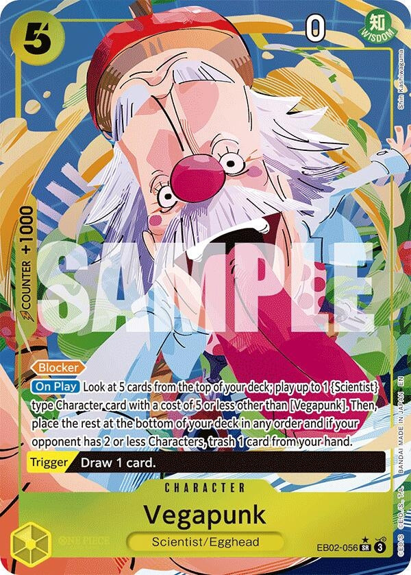 Image for Vegapunk (Alternate Art) (EB02-056) (Extra Booster: Anime 25th Collection) - One Piece Card Game