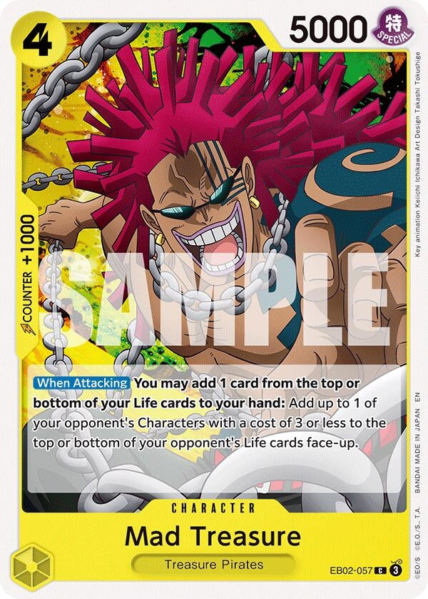 Image for Mad Treasure (EB02-057) (Extra Booster: Anime 25th Collection) - One Piece Card Game