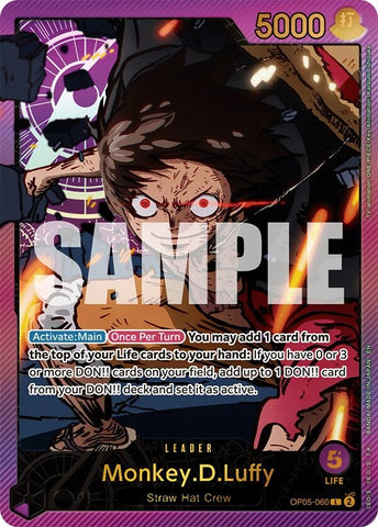 Image for Monkey.D.Luffy (SP) (OP05-060) (Extra Booster: Anime 25th Collection) - One Piece Card Game