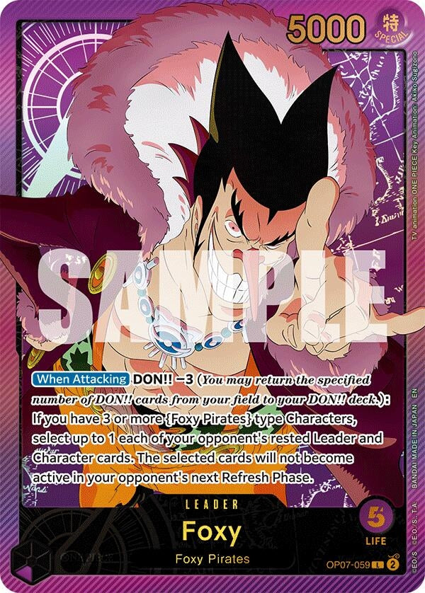 Image for Foxy (SP) (OP07-059) (Extra Booster: Anime 25th Collection) - One Piece Card Game