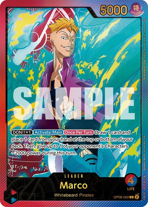 Image for Marco (SP) (OP08-002) (Extra Booster: Anime 25th Collection) - One Piece Card Game