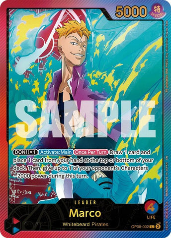 Image for Marco (SP) (OP08-002) (Extra Booster: Anime 25th Collection) - One Piece Card Game
