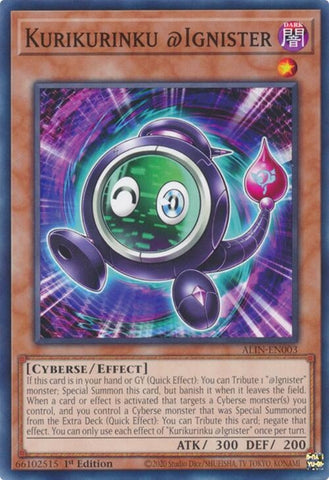 Image for Kurikurinku @Ignister (ALIN-EN003) (Alliance Insight) - YuGiOh