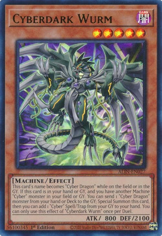 Image for Cyberdark Wurm (ALIN-EN027) (Alliance Insight) - YuGiOh