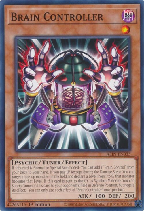 Image for Brain Controller (ALIN-EN033) (Alliance Insight) - YuGiOh