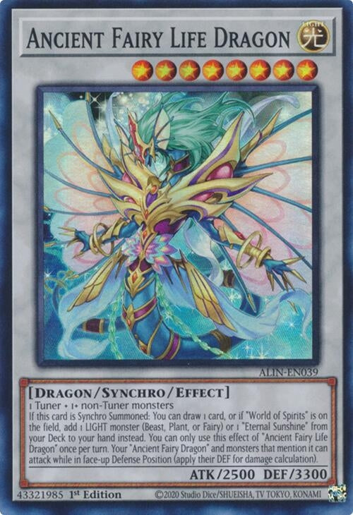 Image for Ancient Fairy Life Dragon (ALIN-EN039) (Alliance Insight) - YuGiOh