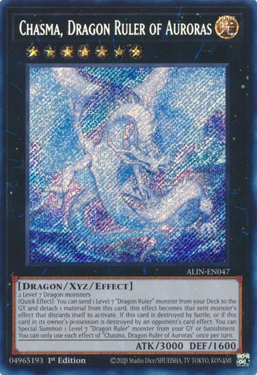 Image for Chasma, Dragon Ruler of Auroras (ALIN-EN047) (Alliance Insight) - YuGiOh