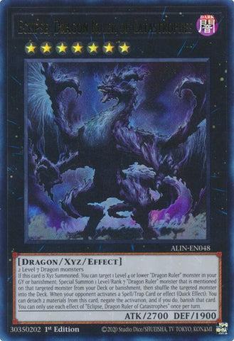 Image for Eclipse, Dragon Ruler of Catastrophes (ALIN-EN048) (Alliance Insight) - YuGiOh