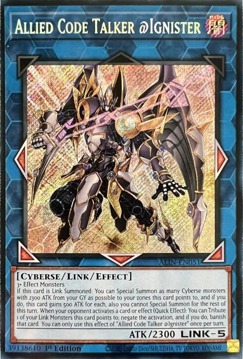 Image for Allied Code Talker @Ignister (ALIN-EN051) (Alliance Insight) - YuGiOh