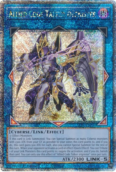 Image for Allied Code Talker @Ignister (Quarter Century Secret Rare) (ALIN-EN051) (Alliance Insight) - YuGiOh