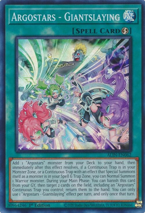 Image for Argostars - Giantslaying (ALIN-EN062) (Alliance Insight) - YuGiOh