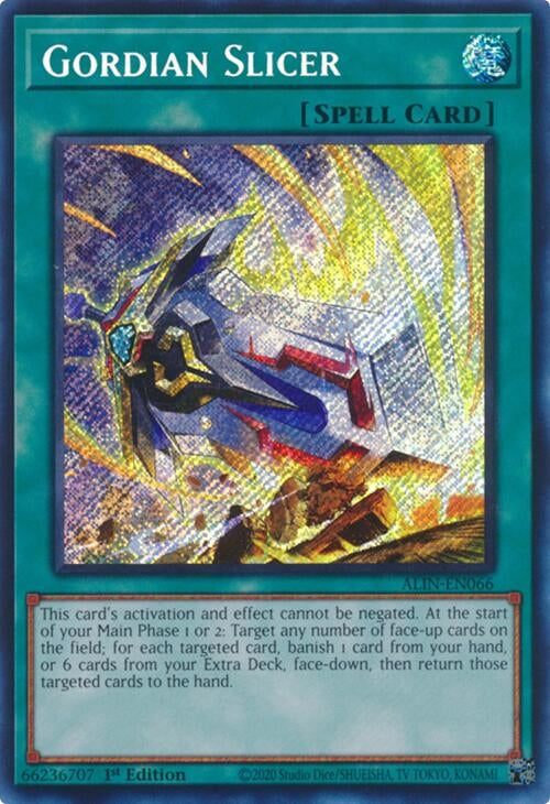 Image for Gordian Slicer (ALIN-EN066) (Alliance Insight) - YuGiOh