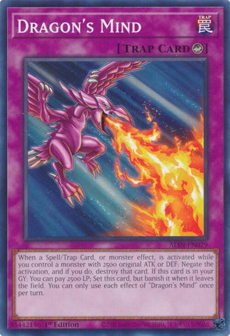 Image for Dragon's Mind (ALIN-EN079) (Alliance Insight) - YuGiOh