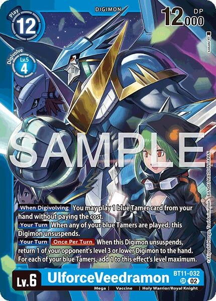 Image for UlforceVeedramon (BT11-032 SR) (Limited Card Pack -Billion Bullet-) (LM-06) - Digimon Card Game