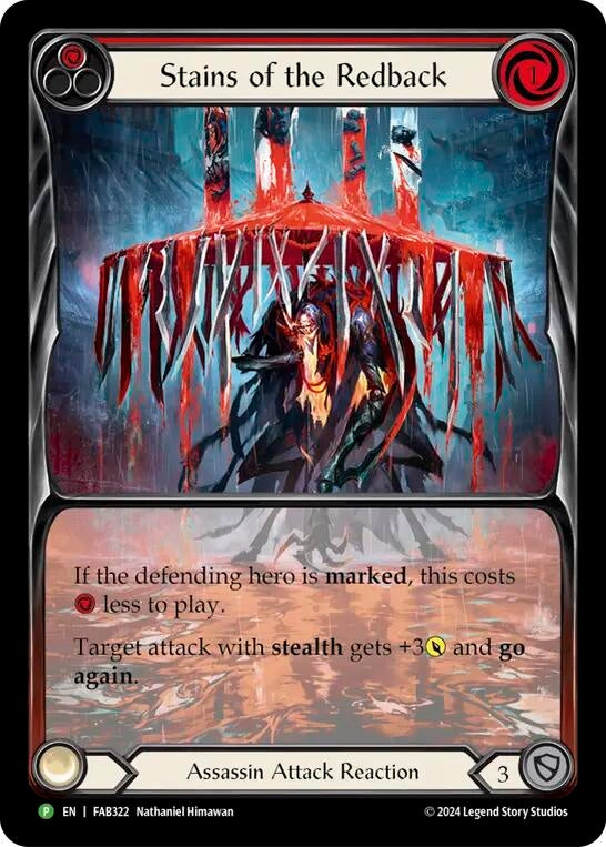 Image for Stains of the Redback (Red) - FAB322 (FAB322) - Flesh and Blood TCG
