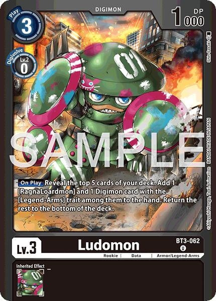 Image for Ludomon (BT3-062 U) (Limited Card Pack -Billion Bullet-) (LM-06) - Digimon Card Game