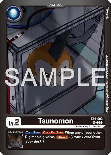 Image for Tsunomon (EX4-003 U) (Limited Card Pack -Billion Bullet-) (LM-06) - Digimon Card Game