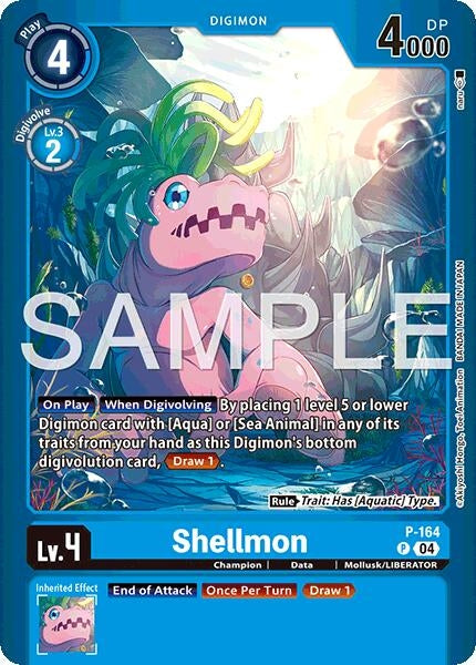 Image for Shellmon (P-164 P) (Limited Card Pack -Billion Bullet-) (LM-06) - Digimon Card Game