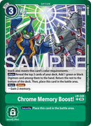 Image for Chrome Memory Boost! (LM-048 P) (Limited Card Pack -Billion Bullet-) (LM-06) - Digimon Card Game