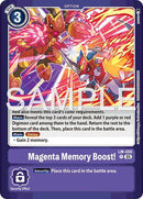 Image for Magenta Memory Boost! (LM-050 P) (Limited Card Pack -Billion Bullet-) (LM-06) - Digimon Card Game