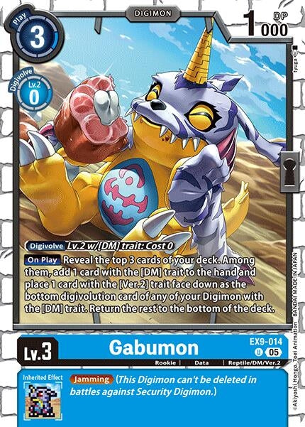 Image for Gabumon (EX9-014 U) (Versus Monsters) (EX-09) - Digimon Card Game