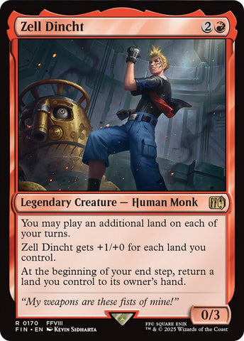 Image for Zell Dincht (170) (FINAL FANTASY) - Magic: The Gathering
