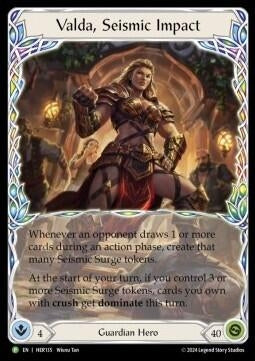 Image for Valda, Seismic Impact - HER135 (HER135) - Flesh and Blood TCG