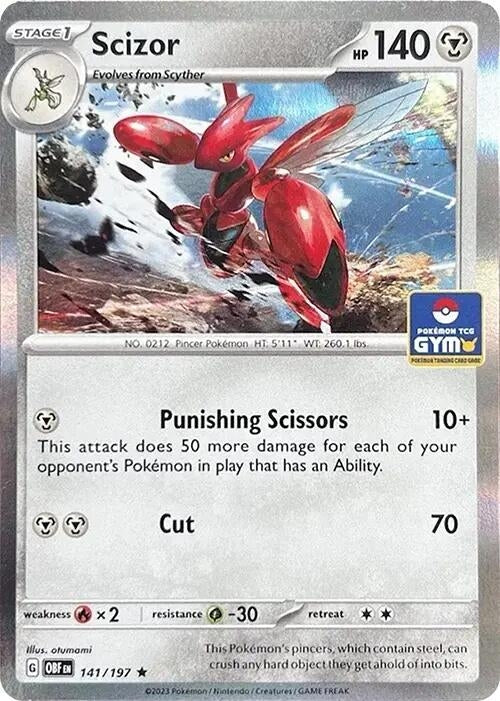 Image for Scizor - 141/197 (Pokemon Gym Promo) (141/197) (Miscellaneous Cards & Products) - Pokemon