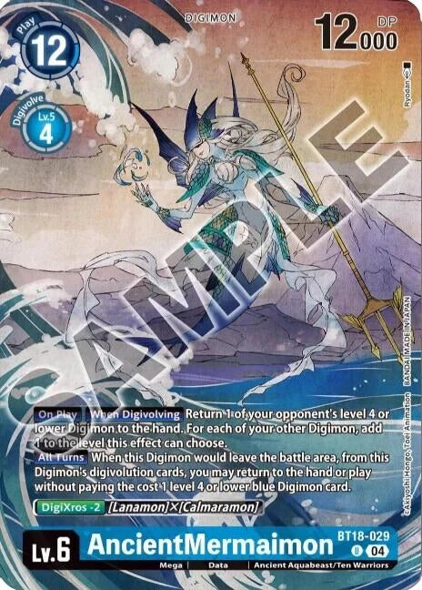 Image for AncientMermaimon (Tamer's Selection Box Ver. Championship 2024) (BT18-029 U) (Release Special Booster 2.0) (BT18-19) - Digimon Card Game