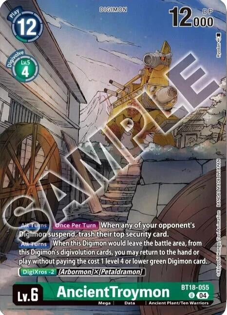 Image for AncientTroymon (Tamer's Selection Box Ver. Championship 2024) (BT18-055 U) (Release Special Booster 2.0) (BT18-19) - Digimon Card Game