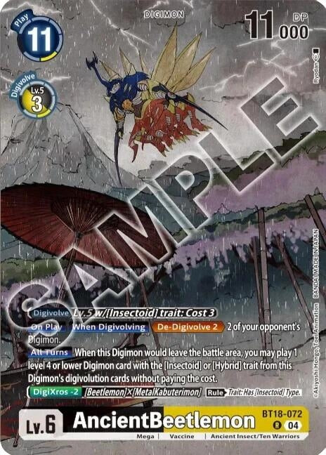 Image for AncientBeetlemon (Tamer's Selection Box Ver. Championship 2024) (BT18-072 R) (Release Special Booster 2.0) (BT18-19) - Digimon Card Game