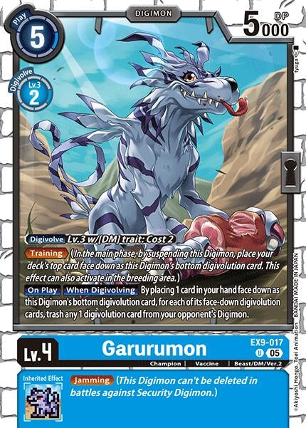 Image for Garurumon (EX9-017) (Versus Monsters) (EX-09) - Digimon Card Game