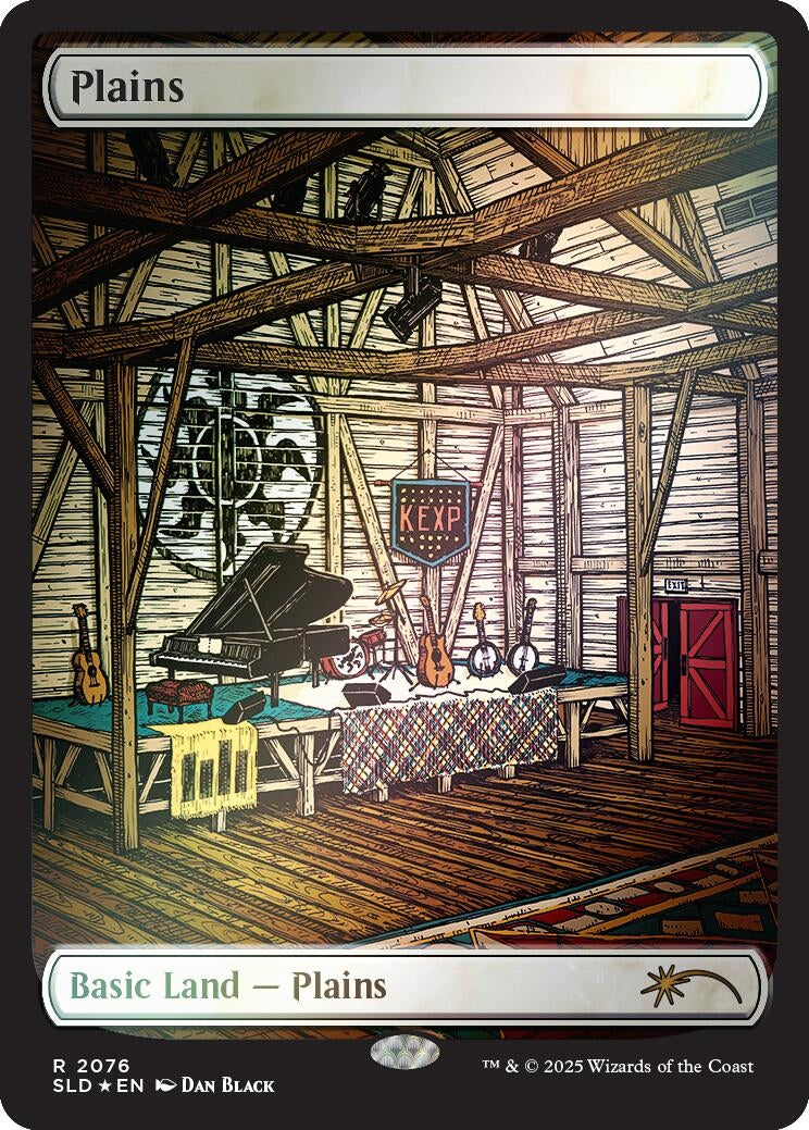 Image for Plains (2076) (Rainbow Foil) (2076) (Secret Lair Drop Series) - Magic: The Gathering