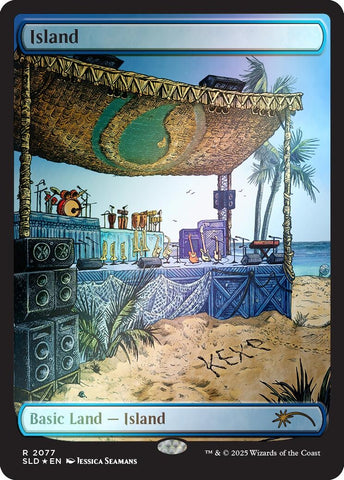 Image for Island (2077) (Rainbow Foil) (2077) (Secret Lair Drop Series) - Magic: The Gathering