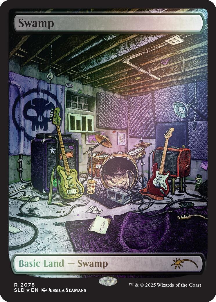 Image for Swamp (2078) (Rainbow Foil) (2078) (Secret Lair Drop Series) - Magic: The Gathering