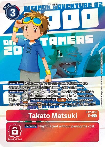 Image for Takato Matsuki (Digimon Animation Series 25th Anniversary Set) (EX2-056 R) [Digital Hazard] - Digimon Card Game