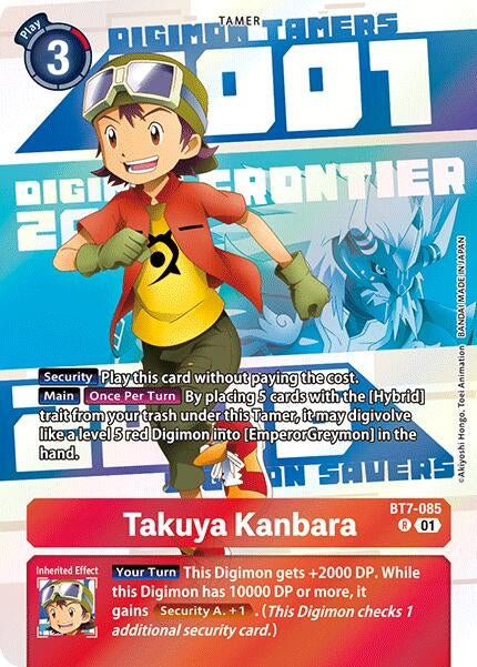 Image for Takuya Kanbara (Digimon Animation Series 25th Anniversary Set) (BT7-085 R) [Next Adventure] - Digimon Card Game