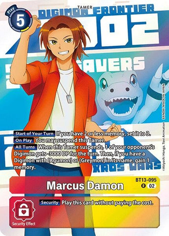 Image for Marcus Damon (Digimon Animation Series 25th Anniversary Set) (BT13-095 R) [Versus Royal Knights] - Digimon Card Game