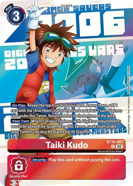 Image for Taiki Kudo (Digimon Animation Series 25th Anniversary Set) (BT10-087 R) [Xros Encounter] - Digimon Card Game