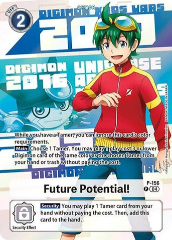 Image for Future Potential! (Digimon Animation Series 25th Anniversary Set) (P-156 P) [Digimon Promotion Cards] - Digimon Card Game