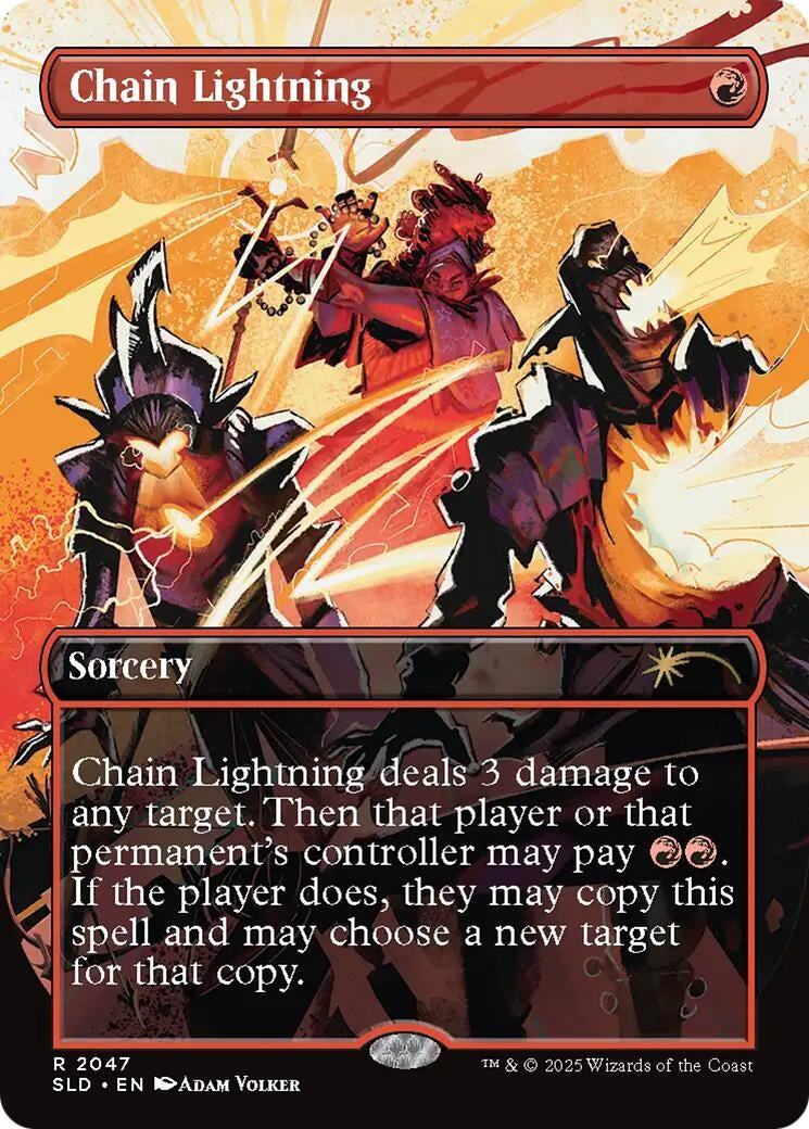 Image for Chain Lightning (2047) (2047) (Secret Lair Drop Series) - Magic: The Gathering