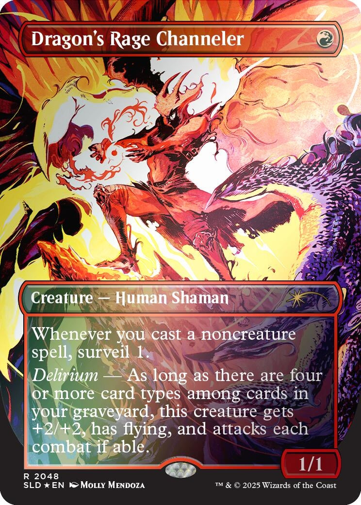 Image for Dragon's Rage Channeler (2048) (Rainbow Foil) (2048) (Secret Lair Drop Series) - Magic: The Gathering