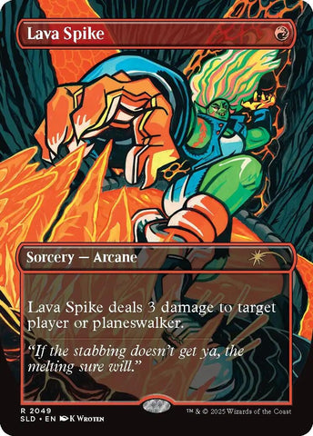 Image for Lava Spike (2049) (2049) (Secret Lair Drop Series) - Magic: The Gathering