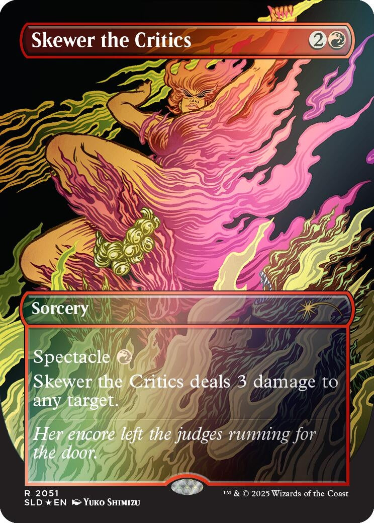 Skewer the Critics (2051) (Rainbow Foil) (2051) (SLD)