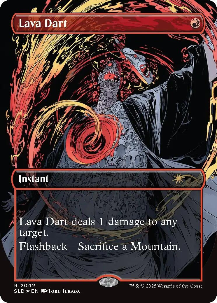 Image for Lava Dart (Raised Foil) (2042) (Secret Lair Drop Series) - Magic: The Gathering